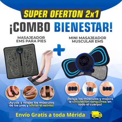 Terapia en Casa Masajeador de músculos y masajeador de pies🔥